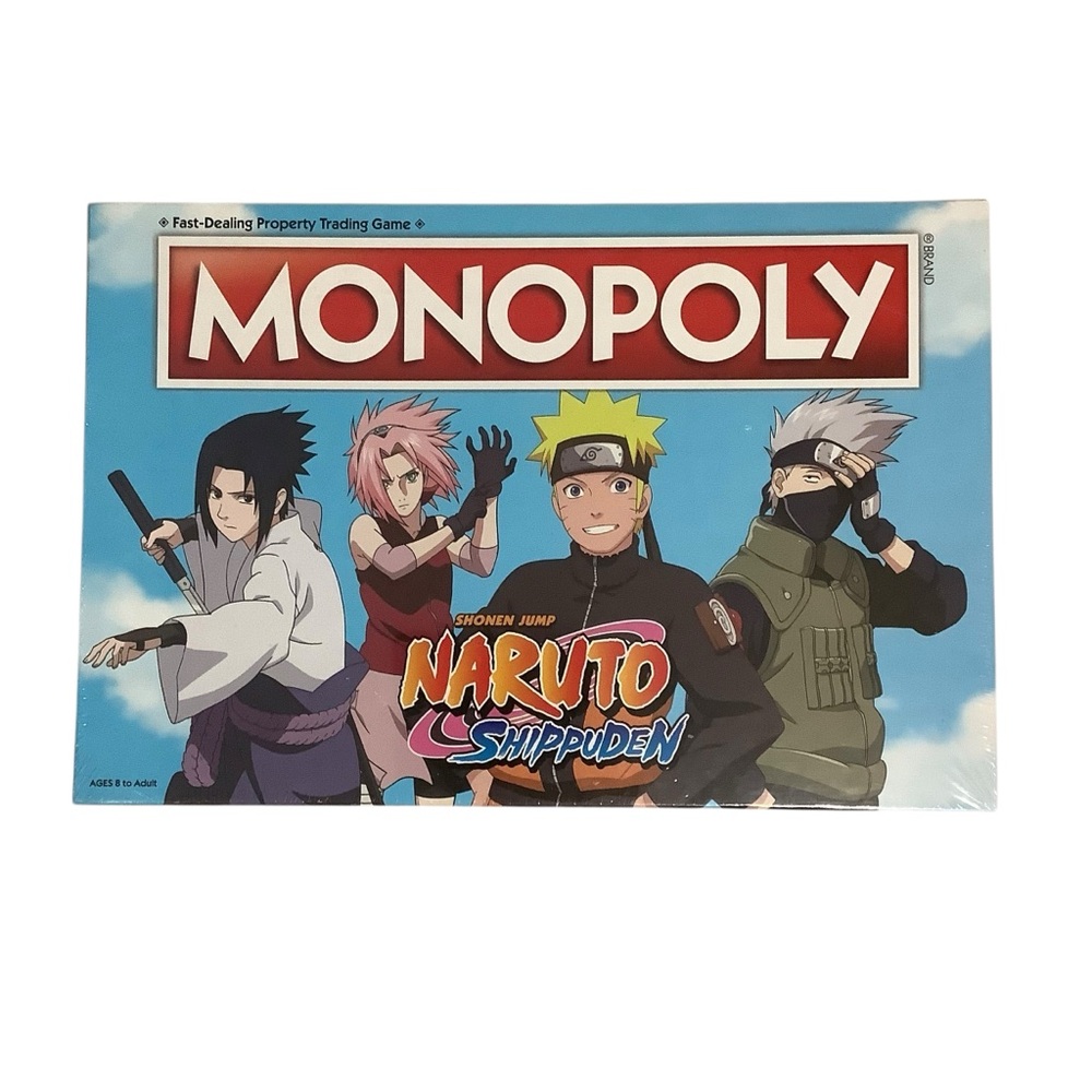Monopoly Naruto Shippuden Board Game Sealed